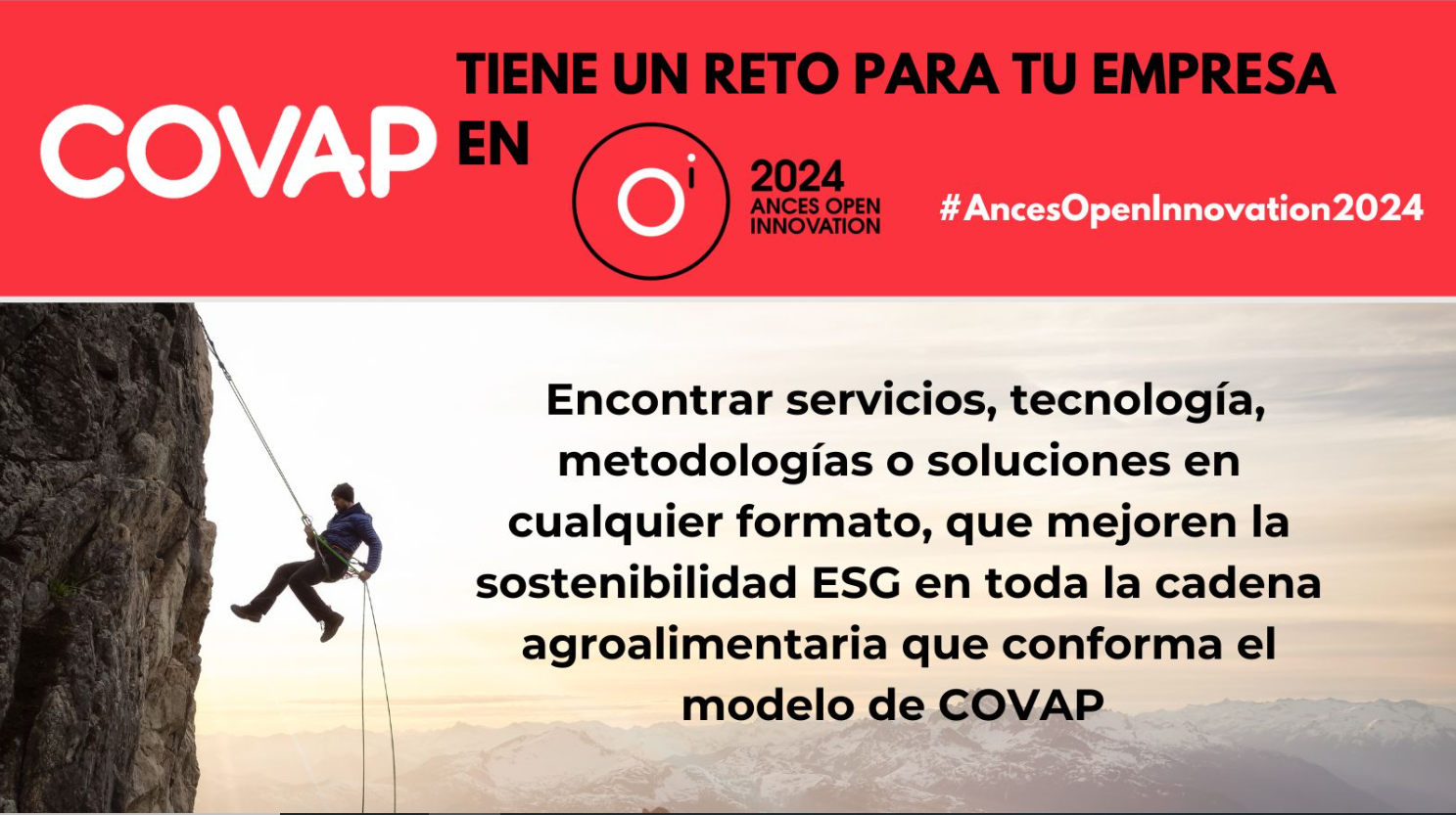 Ances Open Innovation: RETO COVAP